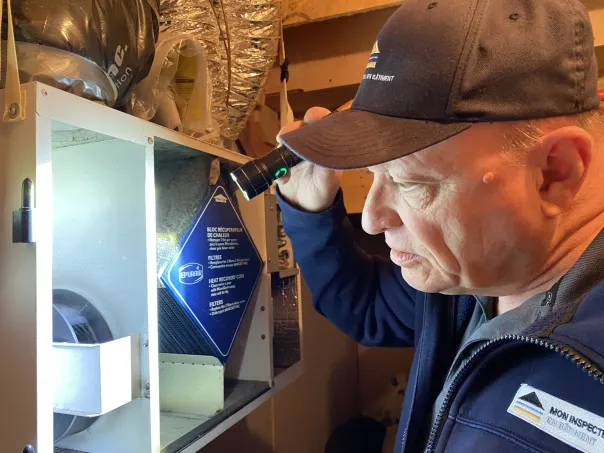 Inspection préachat - Vérification de l'échangeur d'air à Auteuil, Laval